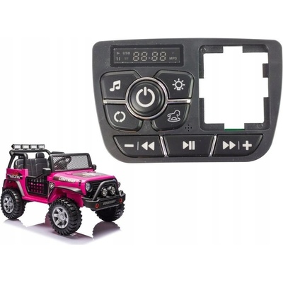 LeanToys Hudební panel pro vozidlo na baterii XMX618