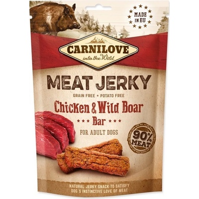 Carnilove Dog Jerky Chicken & Wild Boar Bar 100 g