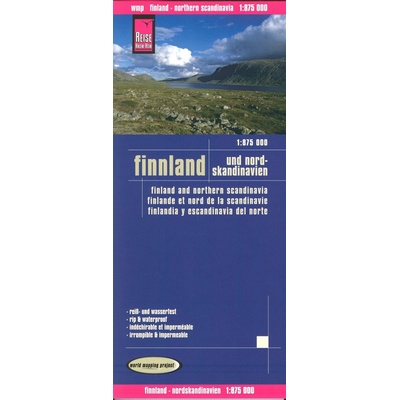 Reise Know-How Verlag mapa Finland, Northern Scandinavia 1:875 t. (Finsko) voděodolná