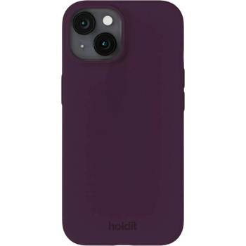 Holdit Гръб Holdit Silicone за iPhone 14/13 - Deep Plum