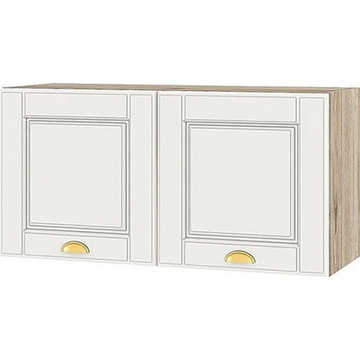 ИРИМ Горен кухненски шкаф Сити АРФ-Бяло мат-09-108 80 см