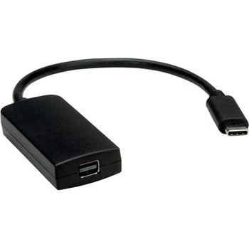 Roline Адаптер Roline 12.99. 3226, от USB Type C(м) към Mini DisplayPort(ж), черен