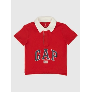 GAP Бебешка поло риза с логото на Gap GAP | Cherven | Момчешки | 2 години