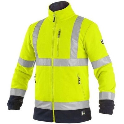 Canis CXS Canis bunda PRESTON fleece reflexivní žltá/navy