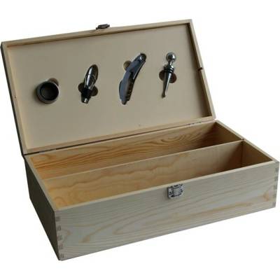 Box na 2 vína - dřevěný Z0111