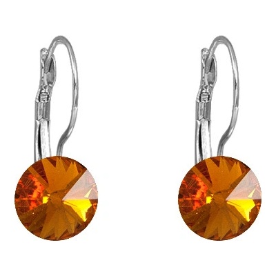 JSB Rivoli se Swarovski Elements visací Topaz 13107