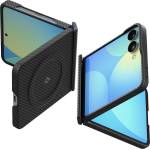 Spigen Кейс Spigen Air Skin Aramid за Samsung Galaxy Z Flip 8, MagSafe, Черен