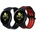 kwmobile 2x Гривна за Samsung Galaxy watch 5 / Watch 5 Pro - черен