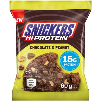 Mars Snickers High Protein Cookie čokoláda/arašidy 60 g
