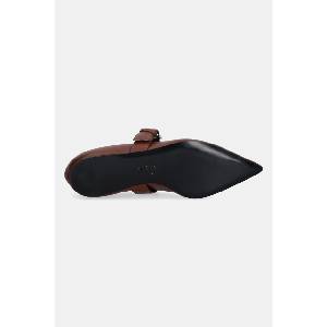 Weekend Max Mara Кожени балеринки Wkagel (2615521054600.RBROWN)