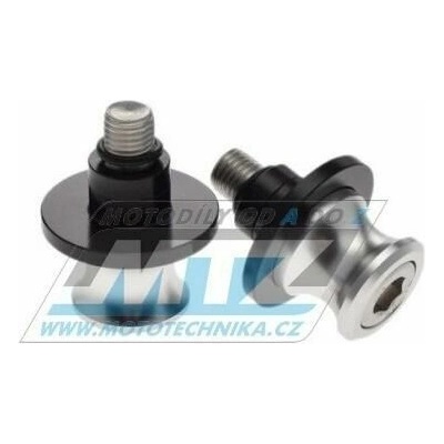 Rolny zadní kyvné vidlice pro stojan - závit M10x1,25 - stříbrné 84-1245496-10