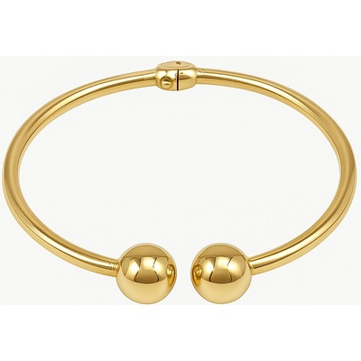 Lillian Vassago Pevný zlatý náramek zdobený kuličkami LLV07-GB026