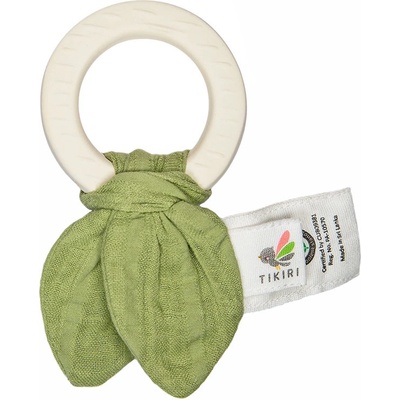 Tikiri Safari z prírodnej gumy a bio bavlny Olive Green 97011