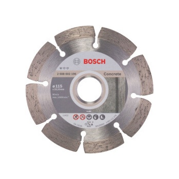 Bosch Diamantový kotúč 115 mm, Standard for Concrete (2608602196)