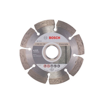 Bosch Diamantový kotúč 115 mm, Standard for Concrete (2608602196)