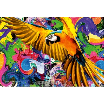 DIMEX ART Флизелинов фототапет пъстър папагал 375 x 250 см