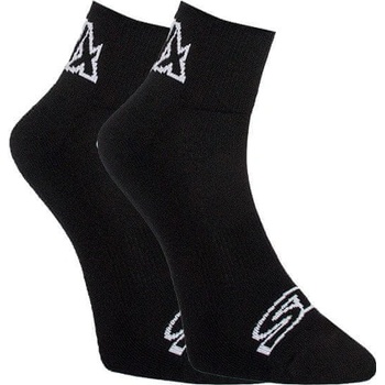 Styx ponožky členkové HK960 čierne s bielym logom