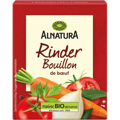 Alnatura Bio hovězí vývar bujón 6 x 11 g – Zbozi.Blesk.cz