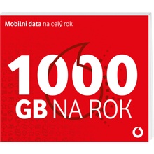 Vodafone 1000 GB SIM (data na rok) Forma SIM: Klasická SIM karta