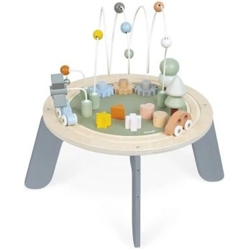 Janod - Дървена маса с активности - Sweet cocoon (J04402)