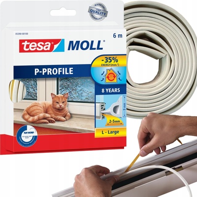 TESA Těsnění "P", 9 x 5,5 mm x 6 m – Hledejceny.cz