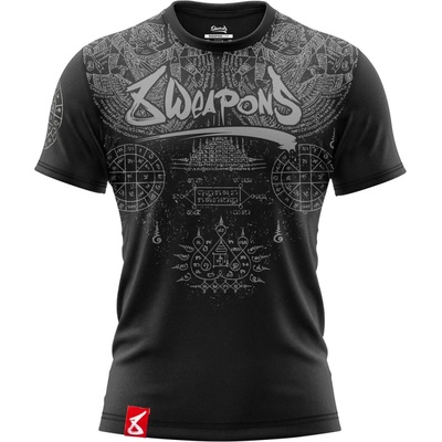 Muay Thai 8 weapons Yantra pánske tričko čierne