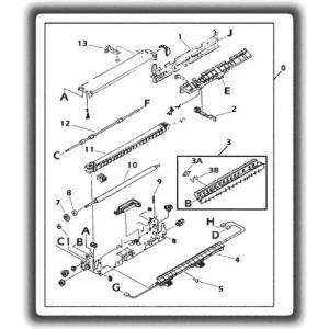 Compatible Датчик в изпичащата секция, hp 5p, rb1-3097 (rb1-3097)