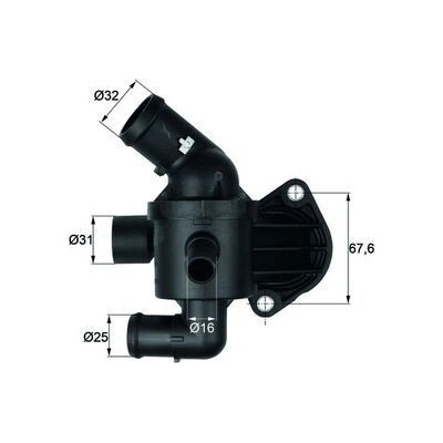 Termostat, chladivo MAHLE TI 15 87 | Zboží Auto