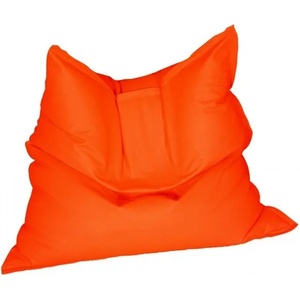 Pufrelax Пуф Голяма възглавница, 350л. , Magic Pillow - Neon Orange, Перящ се калъф, Водоустойчив, Пълнеж от Полистиролни перли