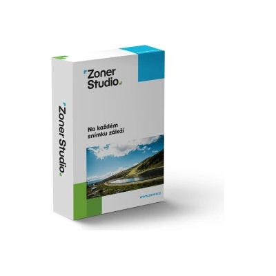 Zoner Studio na 1 rok pro 1 uživatele Non Profit ZPSX-SUB-10 – Zbozi.Blesk.cz