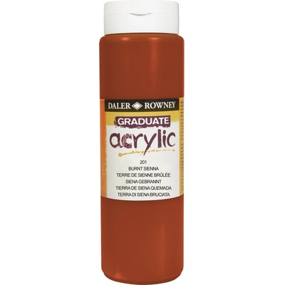 Daler-Rowney Graduate АКРИЛНА боя Burnt Sienna 500 ml 1 бр (123500201)