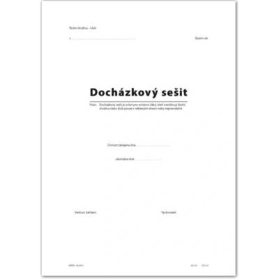 Optys Docházkový sešit pro žáky A4 250 stran 564235