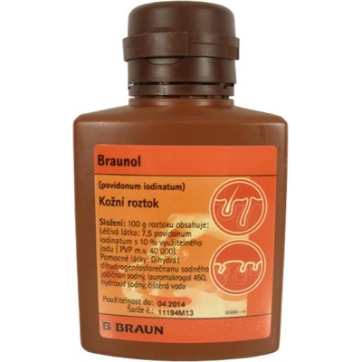 BRAUNOL DRM 75MG/G DRM SOL 1X100ML