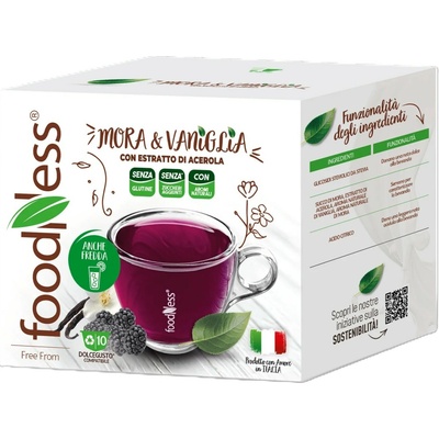 FoodNess čaj Čučoriedka a vanilka do Dolce Gusto 10 kusov kapsúl