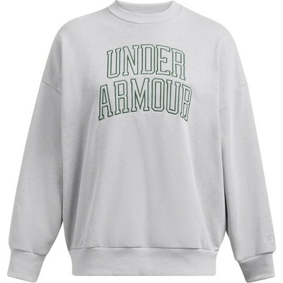 Under Armour Icon HWT Terry OS Crew W 1386493-011 sivá