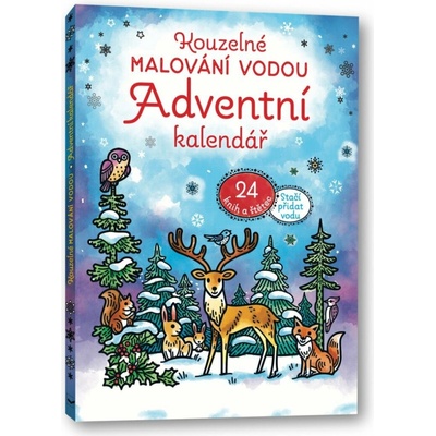 Svojtka Kouzelné malování vodou Adventní kalendář Abigail Wheatley, ilustrace Nilesh Mistry – Zboží Dáma