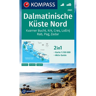 Dalmatinische Küste Nord 1:100 000
