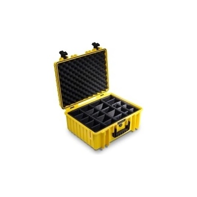 B&W Outdoor Case Type 2000 yellow padded 2000/Y/RPD