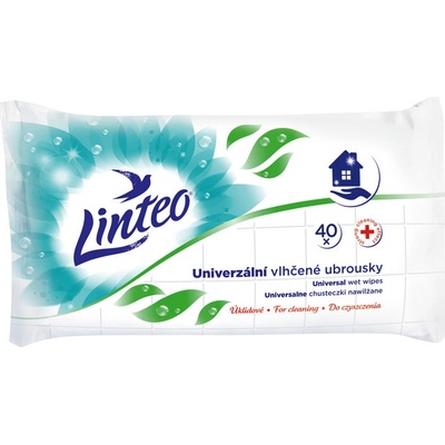 Linteo Vlhčené ubrousky univerzální 40 ks