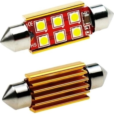 Rabel 41 mm Canbus 6 3030 C5W C10W SV8,5 bílá