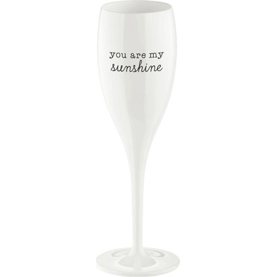 Koziol CHEERS NO.1 YOU ARE MY SUNSHINE sklenička bílá 3440525 100 ml