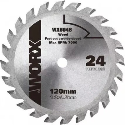 Worx orange WA5046 Kotouč na dřevo 120x9,5 pro WU427 Worxsaw XL – Hledejceny.cz