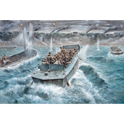 Italeri LCVP with U.S. INFANTRY D DAY SERIES NORMANDY 1944/2014 1:35