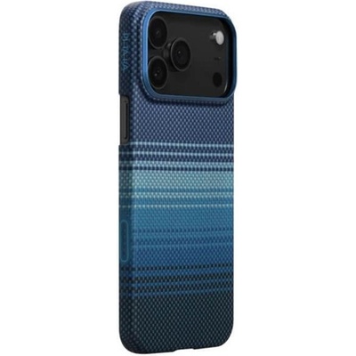 PITAKA Magsafe Калъф за iPhone 17 Pro, Pitaka Edge Moonrise Case, Син (KI1703MP)