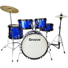 GRV Junior Drum Set for kids Blue