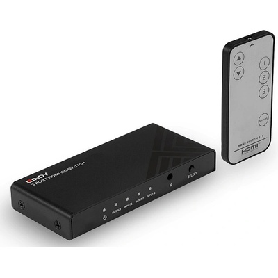 Lindy HDMI 18G суич с 3 порта, Lindy 38232 (38232)