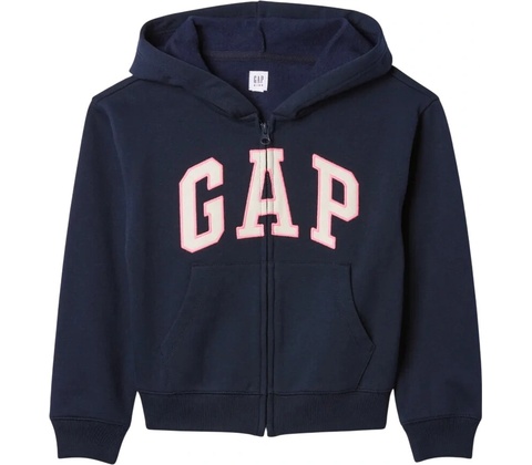 Gap FullZip Logo modrá