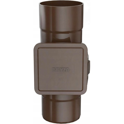 Bryza Lapač listí s dvířky pro plastové okapy Ø 110mm RAL 8017 hnědý