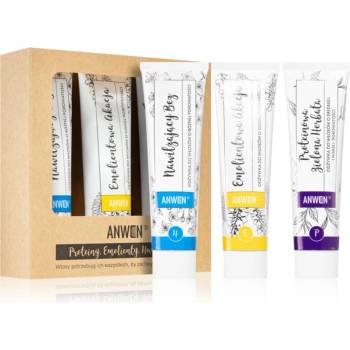 Anwen Proteins . Emollients . Humectants балсам за коса изгодна опаковка 3 x 100 ml Low porosity