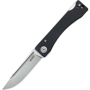 KUBEY Akino Lockback Pocket Folding Knife Black G10 Handle KU2102A